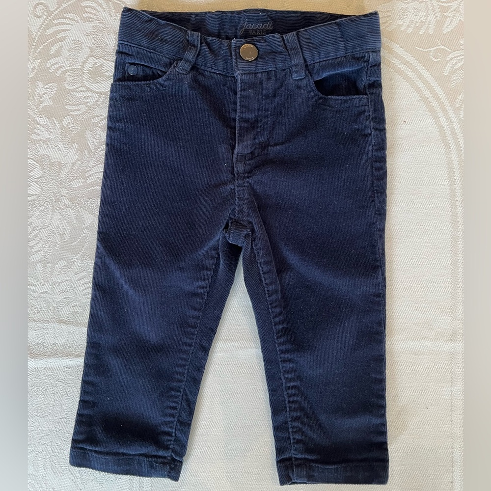 Jacadi Navy Corduroy Kids Pants